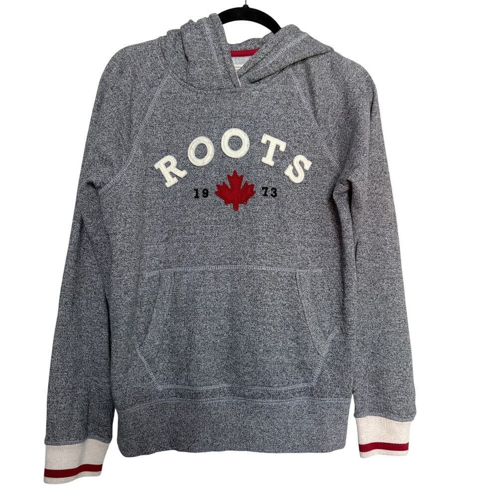 Vintage Roots Cabin Hoodie Fleece Heritage M Cabincore Cozycore Y2K Athlesiure